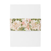 Bandeau De Faire-part Élégant Rose Romance Mariage (Dos Example)