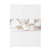 Bandeau De Faire-part Elégant rouille Aquarelle Mariage monogramme (Dos Example)