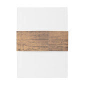 Bandeau De Faire-part Élégant rustique Lavande Eucalyptus Mariage (Dos Example)