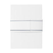 Bandeau De Faire-part Elegant Script Navy Blue Wedding (Dos Example)