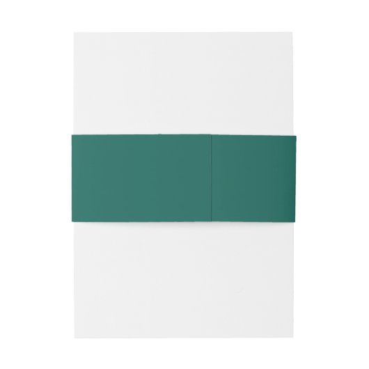 Bandeau De Faire-part Élégant Turquoise vert Mariage moderne (Dos Example)
