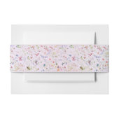 Bandeau De Faire-part Elégant Whimsical Wildflower rose mariage (Devant Example)