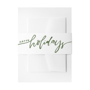 Bandeau De Faire-part Élégante calligraphie Joyeuses Fêtes Noël