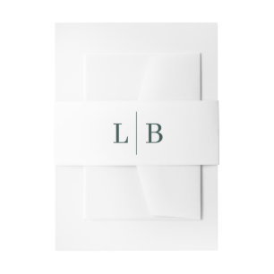 Bandeau De Faire-part Élégante invitation de mariage minimaliste noir ve