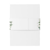 Bandeau De Faire-part Elégante verdure d'Eucalyptus (Dos Example)