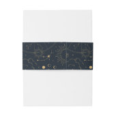 Bandeau De Faire-part Éléments mystiques célestes (Dos Example)