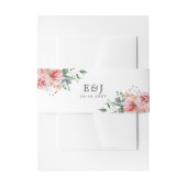 Bandeau De Faire-part Elizabeth Elegant Mariage rose (Devant example)