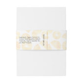 Bandeau De Faire-part Emballage de bande de savon d'ananas (Dos Example)