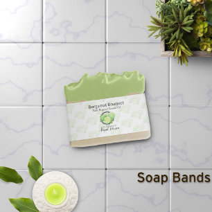 Bandeau De Faire-part Emballage de bande de savon d'artiste Bergamot