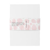 Bandeau De Faire-part Emballage de la bande de savon de fraise (Dos Example)