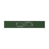 Bandeau De Faire-part Emerald Green Mariage (Plat)