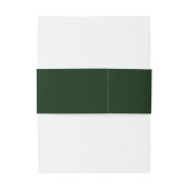 Bandeau De Faire-part Emerald Green Mariage (Dos Example)