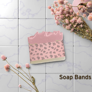 Bandeau De Faire-part Enveloppe à bande savonneuse Rose à main rousse