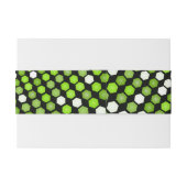 Bandeau De Faire-part Enveloppe assortie d'invitation de Mitzvah de (Dos exemple)