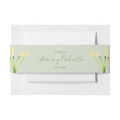 Bandeau De Faire-part Espagnol, Cinta Sobre Invitación Boda, Mariage (Devant Example)