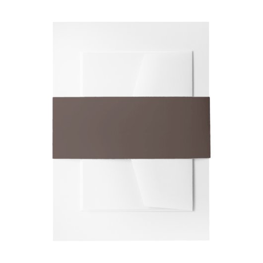 Bandeau De Faire-part Espresso Riche (Devant example)