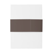 Bandeau De Faire-part Espresso Riche (Dos Example)