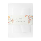 Bandeau De Faire-part Esquisse d'aquarelle mariage de automne de l'herbe (Devant example)