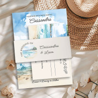 Eté Watercolor Beach Mariage à thème
