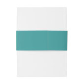 Bandeau De Faire-part Étoile de mer turquoise (Dos Example)