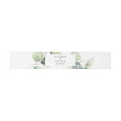 Bandeau De Faire-part Eucalyptus Aquarelle Verdure Mariage (Plat)