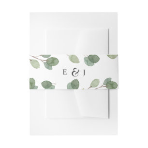 Bandeau De Faire-part Eucalyptus Feuilles