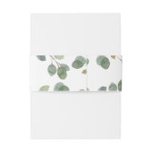 Bandeau De Faire-part Eucalyptus Feuilles (Dos Example)