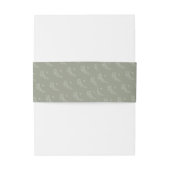 Bandeau De Faire-part Eucalyptus Motif Green ID901 (Dos Example)