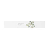 Bandeau De Faire-part Eucalyptus rustique Duo vert 4 (Plat)