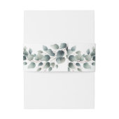 Bandeau De Faire-part Eucalyptus simple (Dos Example)
