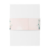 Bandeau De Faire-part Eucalyptus Verdure anémonique floral rustique mari (Dos Example)