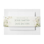 Bandeau De Faire-part Eucalyptus Verdure Élégant mariage botanique (Devant Example)