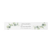 Bandeau De Faire-part Eucalyptus Verdure Quinceanera 15e anniversaire (Plat)