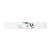 Bandeau De Faire-part Eucalyptus Vert Aquarelle (Plat)