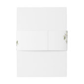 Bandeau De Faire-part Eucalyptus Vert Mariage simple (Dos Example)