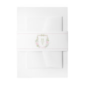 Bandeau De Faire-part Faire-part de mariage à monogramme Hydrangea Crest (Devant example)