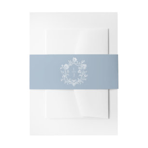 Bandeau De Faire-part Faire-part de mariage au monogramme à motif floral