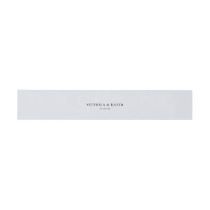 Bandeau De Faire-part Faire-part de mariage Bande Bleu Moderne