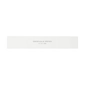 Bandeau De Faire-part Faire-part de mariage Bande classique Script (Plat)