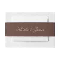 Faire-part de mariage bohème argent ancienne brun 