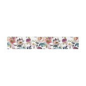 Bandeau De Faire-part Faire-part de mariage d'aquarelle Floral Spring Pa (Plat)