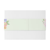 Bandeau De Faire-part Faire-part de mariage d'aquarelle ressort (Dos exemple)