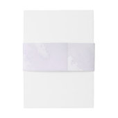 Bandeau De Faire-part Faire-part de mariage de lavande aquarelle (Dos Example)