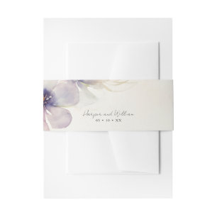 Bandeau De Faire-part Faire-part de mariage fleurs d'eau