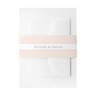 Bandeau De Faire-part Faire-part de mariage floral rose simple