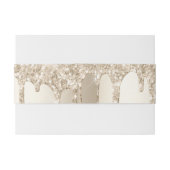 Bandeau De Faire-part Faire-part de mariage Parties scintillant Champagn (Dos exemple)