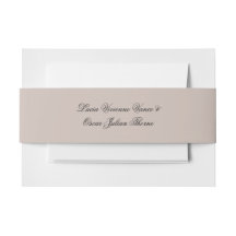 Faire-part de Mariage Personnalisé avec Bande Vent