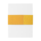 Bandeau De Faire-part Faire-part de mariage personnalisée texturée jaune (Dos Example)