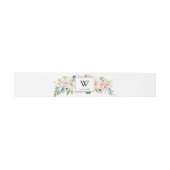 Bandeau De Faire-part Faire-part de mariage simple de monogramme de feui (Plat)