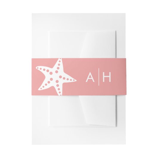 Bandeau De Faire-part Faire-part de mariage Starfish moderne (Devant example)